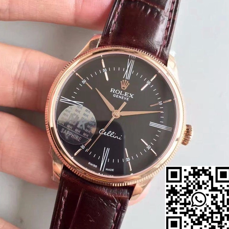 Rolex MKS Cellini Factory 50505 Dial V4 Black 0212